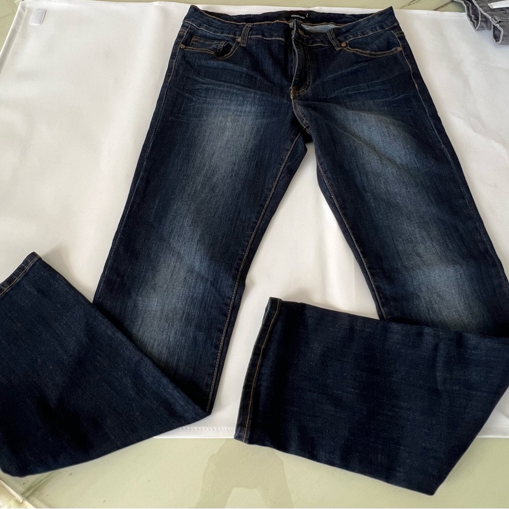Mind Code Dark Blue Boot Cut Jeans